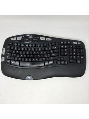 Logitech K350 Wave Comfort Ergonomic Wireless Keyboard No Dongle
